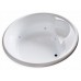 Carver Tubs - FL7272 Circle Drop In - 6 Jet  Self Draining Whirlpool Bathtub with Ozone Sanitizer  72"L x 72"W - B00O9EBV3I